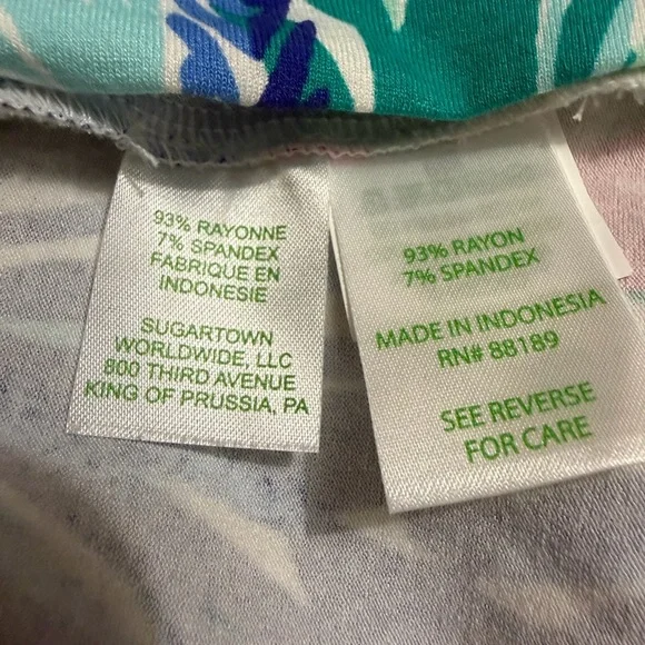 Lilly Pulitzer Multicolor Feather Print Top - Picture 9 of 9